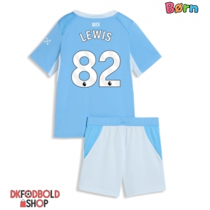Manchester City Rico Lewis #82 Hjemmebanesæt Børn 2026-27 Kort ærmer (+ korte bukser)